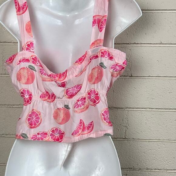 Wildfox Fruit Print Pink Tank size XS NWT - Picture 8 of 8